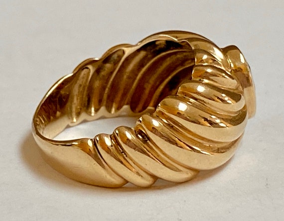 14K Yellow Gold Ruby Ring - Size 7 - image 7