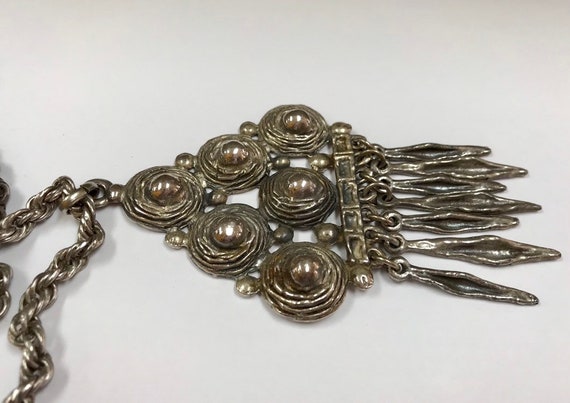 Heavy Solid Mexico 925 Sterling Silver Women's Ne… - image 6