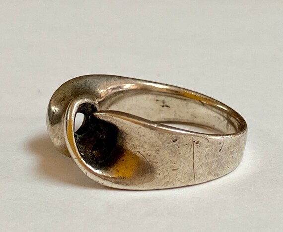 925 Heavy Solid Sterling Silver Ring !!! Size 6 1… - image 5