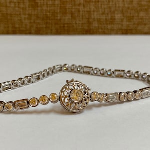 925 Sterling Silber und Kubik Zirkonia Damen Armband!!!!