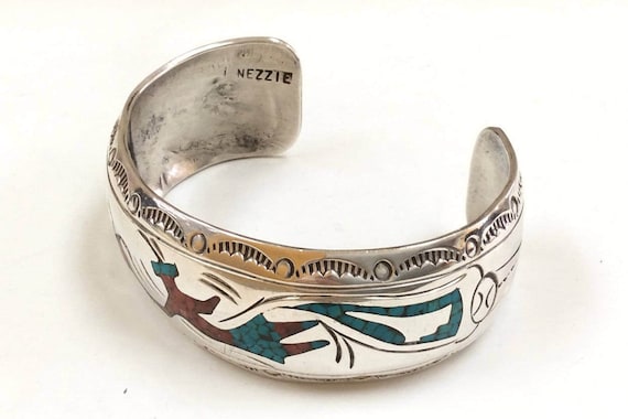 Rare 'Carico Lake Turquoise' Native American Jewelry Silver Bridges Vintage Navajo Native American Jewelry Silver Bracelet Rare 'Carico Lake Turquoise' Native American Jewelry Silver Bridges Vintage Navajo Native American Jewelry Silver Bracelet