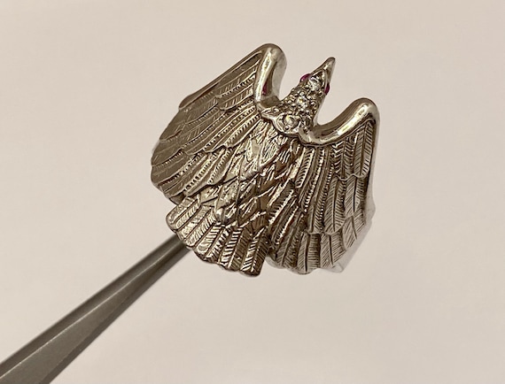 925 Solid Sterling Silver Eagle Men’s  Ring  !!! … - image 1