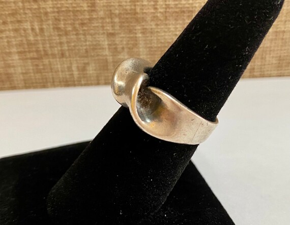 925 Heavy Solid Sterling Silver Ring !!! Size 6 1… - image 3