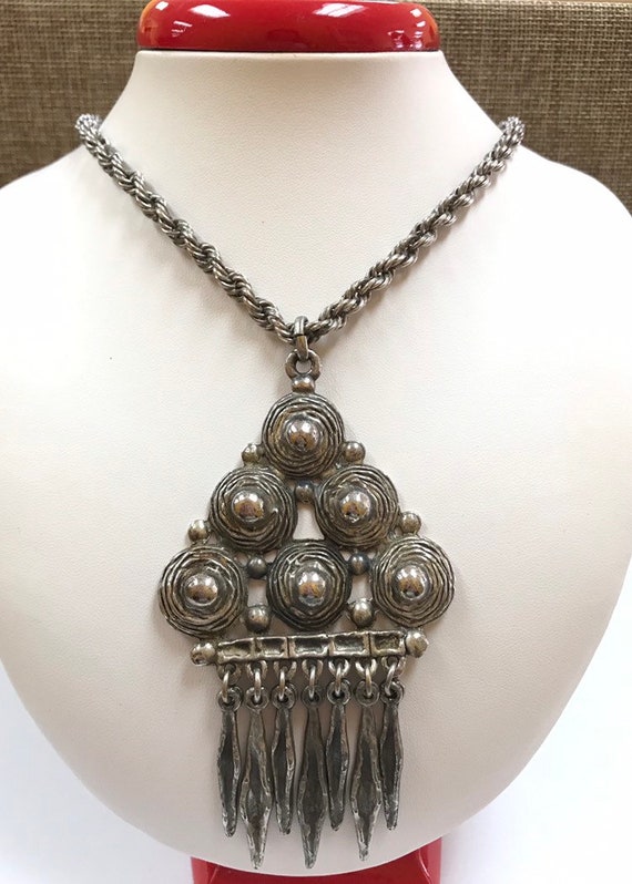 Heavy Solid Mexico 925 Sterling Silver Women's Ne… - image 2