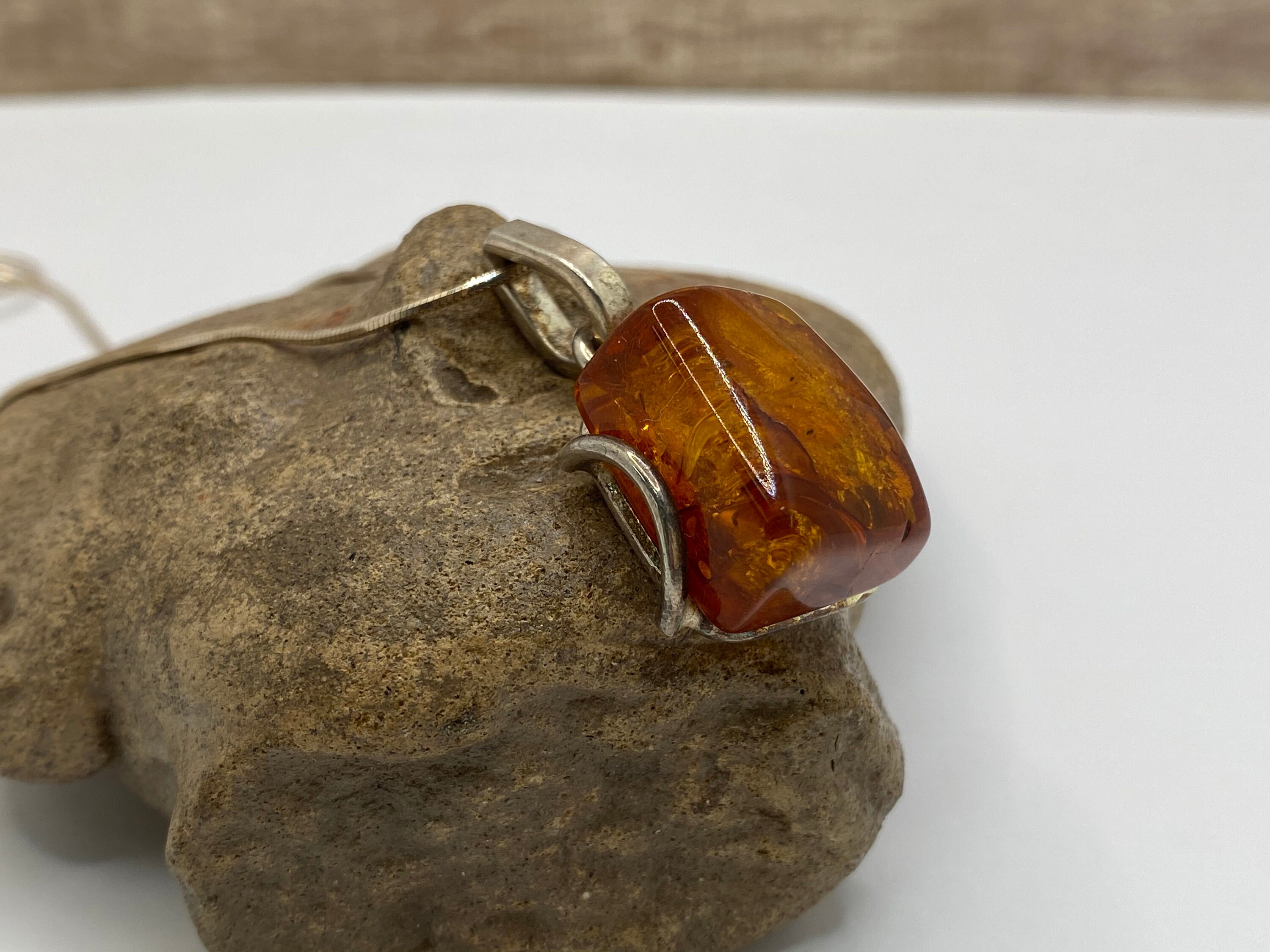 ⭐️  スターリングシルバー ネックレス☆ビンテージ 星 ネックレス シルバー 925 スター マーク シルバーネックレス 立体