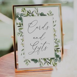 Eucalyptus Cards and Gifts Poster, Printable Instant Download #AP15