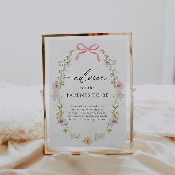 50 Biglietti Per Consigli E Desideri Per Baby Shower Con Scatola In Legno – Giochi E Decorazioni