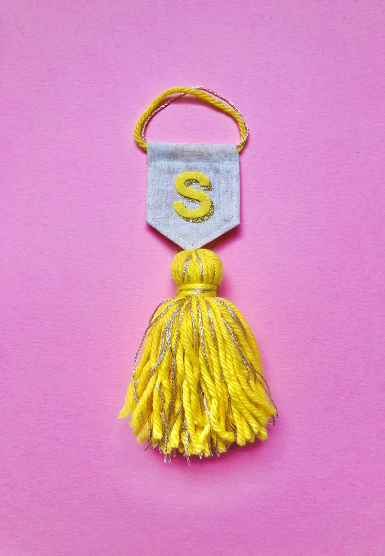 Personalised initial hanging / Handmade stocking filler / image 4
