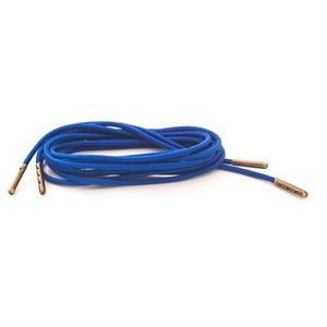 Neon Blaue Schnürsenkel aus 3 mm Paracord *Lebenslange Garantie* Stahlspitze Schnürsenkel