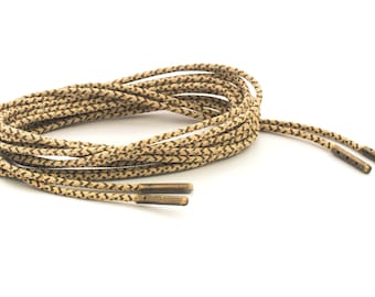 Cordones para botas con diseño de camuflaje del desierto de 3 mm de paracord *Garantizados de por vida* Cordones con punta de acero