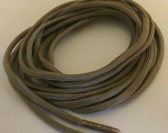 Cordones para botas Coyote Brown 550 Paracord *Garantizados de por vida* Cordones con punta de acero