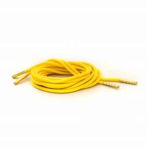 Neon Yellow Boot Laces 4mm 550 Paracord *Guaranteed for Life* Steel Tip Shoelaces