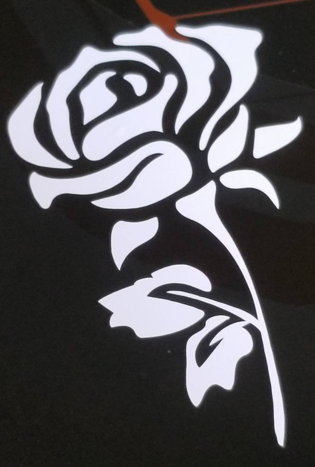 Single Rose Car Decal Rose Car Decal Car Decals Rose - Etsy