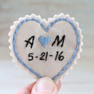 Something Blue. Wedding Dress Label. Wedding Dress Patch. Bridal Shower Gift. Gift for Bride. Wedding Dress Label. Bridal Shower. Skinny. image 2