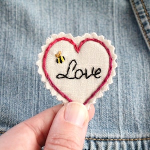 Hand Stitched Patch. Jacket Patch. Hat Patches. Patches. Be Love. Back Patch. Sew on Patch. Stay on the Sunny Side. Embroidered Patch. image 1