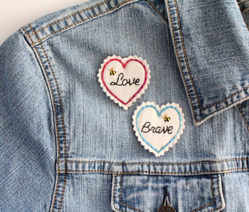 Hand Stitched Patch. Jacket Patch. Hat Patches. Patches. Be Love. Back Patch. Sew on Patch. Stay on the Sunny Side. Embroidered Patch. image 2