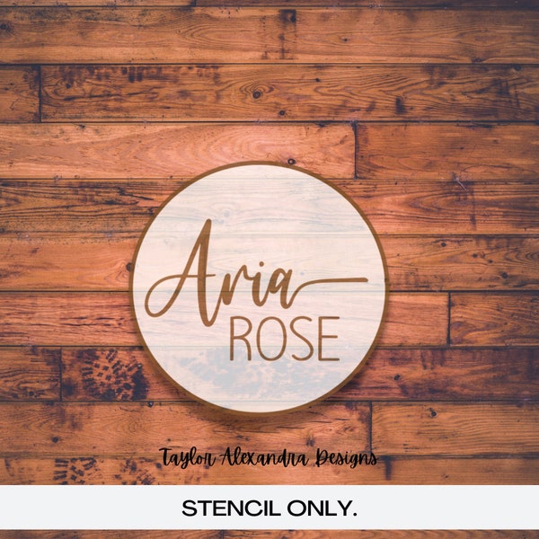 Nursery Stencil Etsy