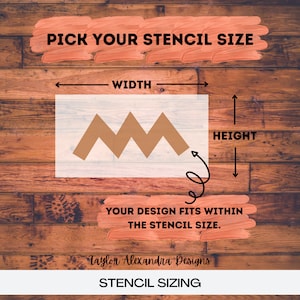 Custom Reusable Stencil Personalized Stencils Script or Print Fonts Designs Logos Create Your Own Stencil Reusable Stencil image 3