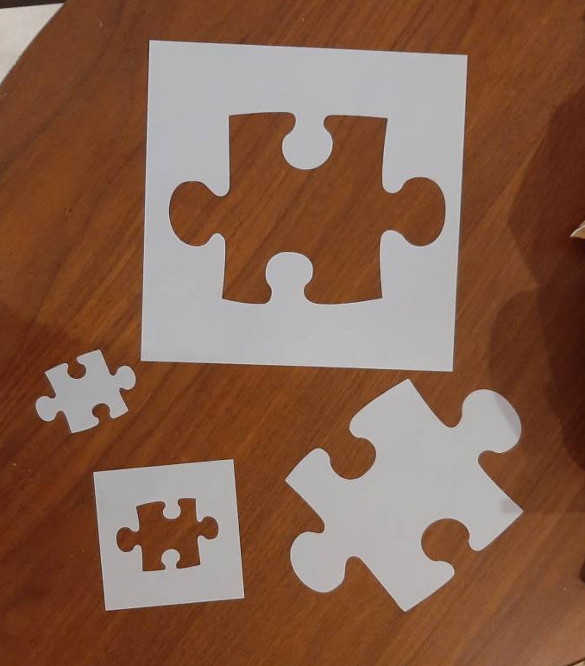 Puzzle Piece Stencil Autism Awareness Reusable Stencil - Etsy
