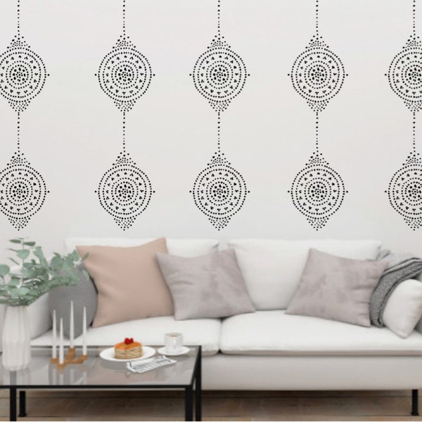 Wall Stencil Etsy