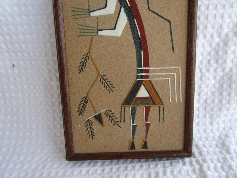 13 X 7 NAVAJO YEI SAND Painting Original Framed Etsy