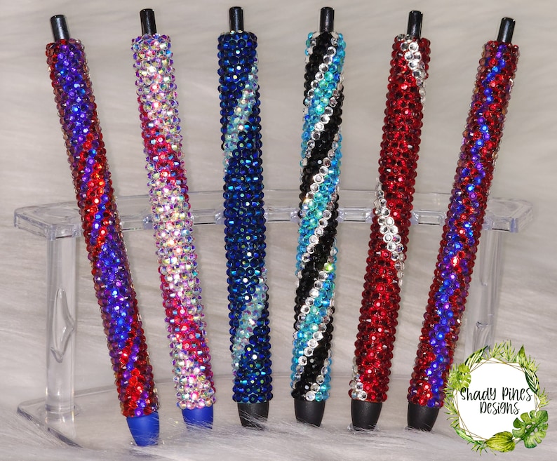 Custom Rhinestone Pens Etsy