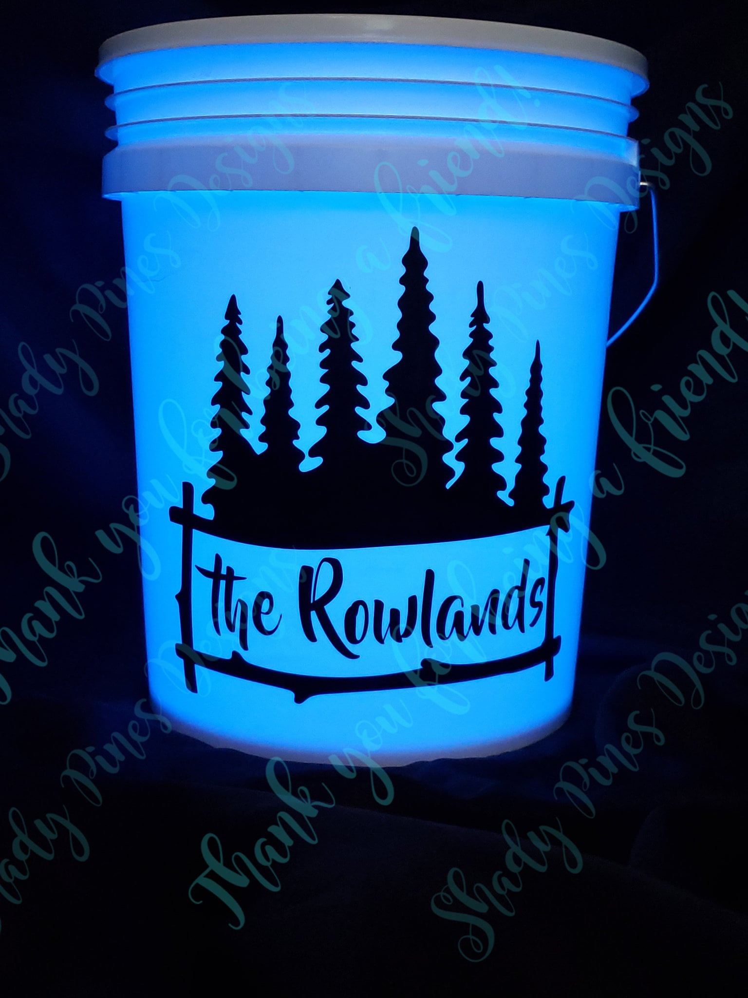 Camping Bucket Decal and Light bucket Not Included Camp Decor RV Decal