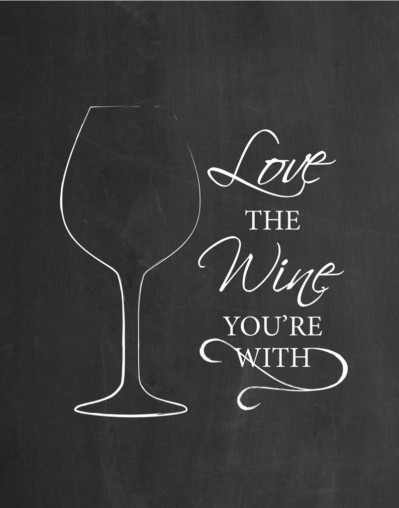 Wine Wall Decor Wine Sign Kitchen Signs Wine Prints Etsy