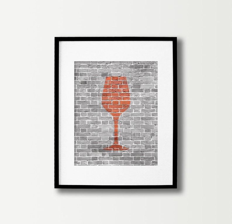 Wine Art Print Wine Prints Wine Decor Dining Room Art Etsy