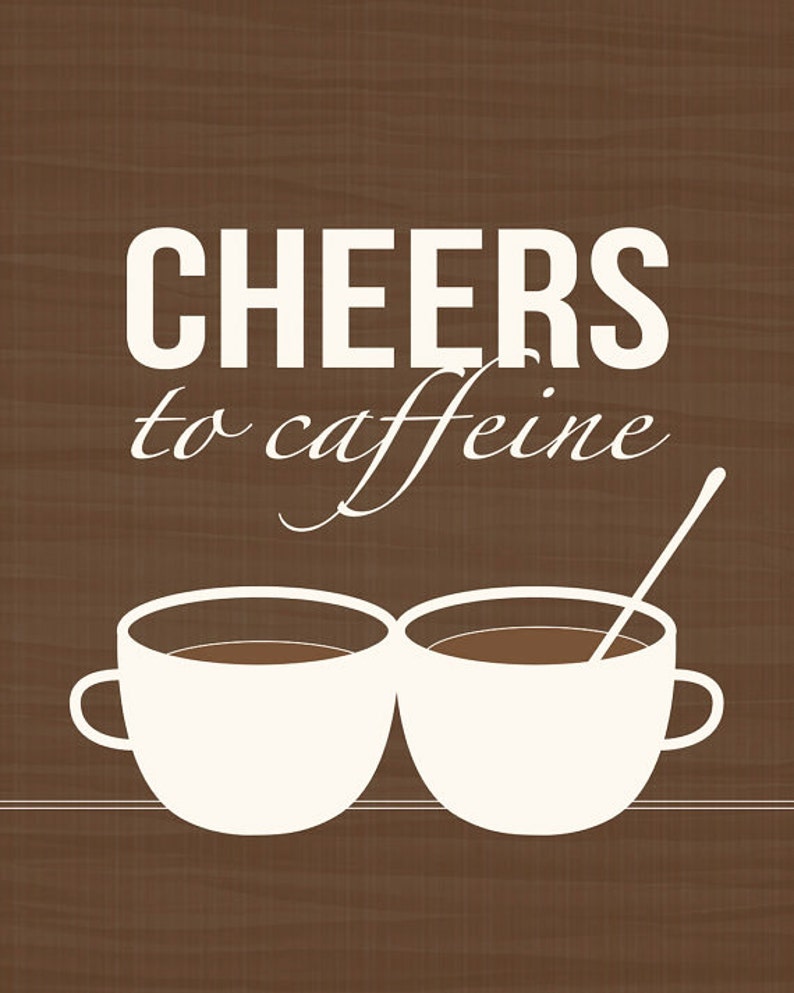 Coffee Prints Coffee Cup Wall Art Coffee Sign / Kitchen Etsy