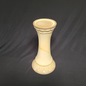 Rare Vintage Frankoma Desert Gold Pillar Candle Holder