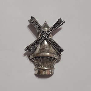 Vintage Lang Sterling Windmill Brooch Pin