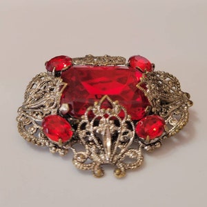Czech glass brooch - Etsy 日本