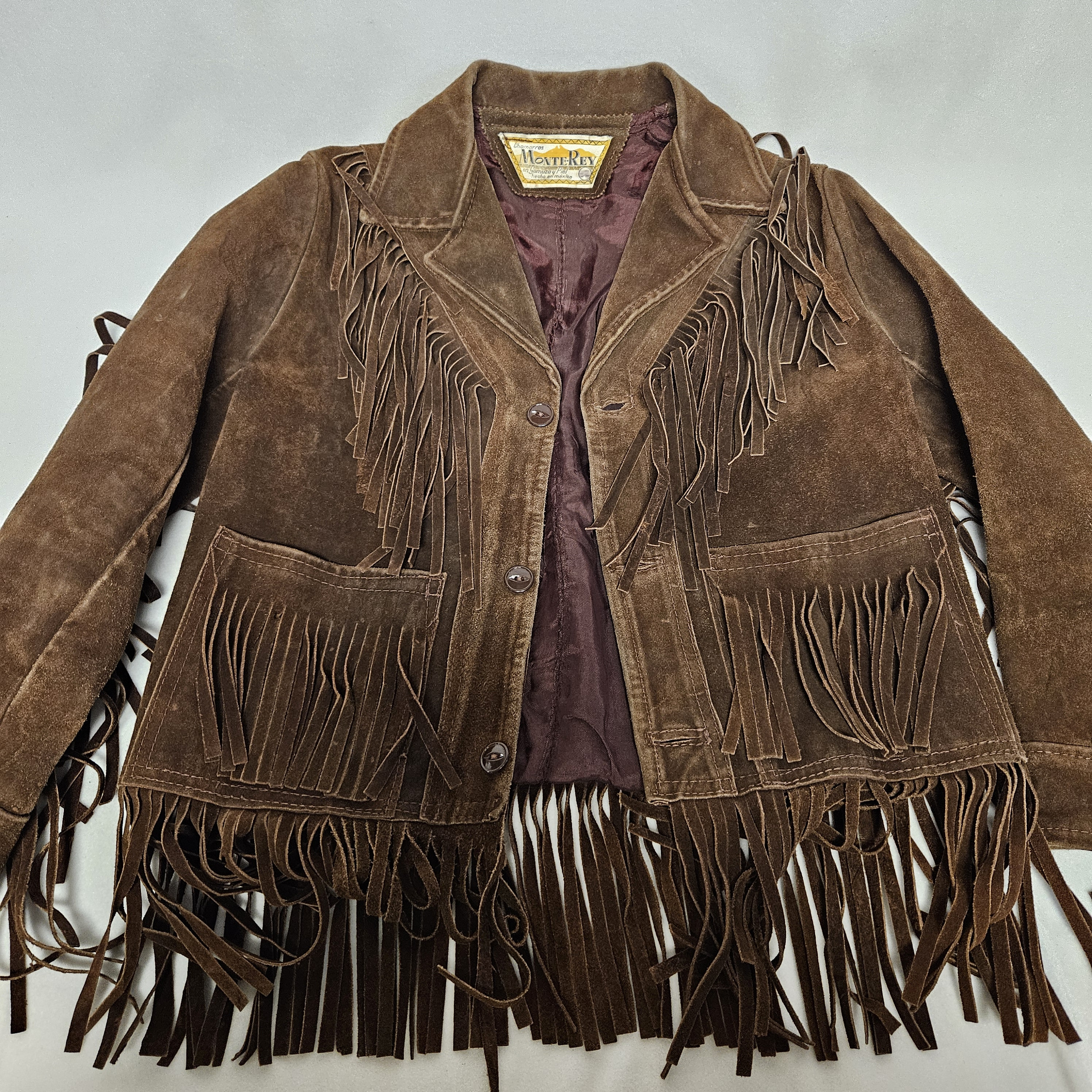vintage western fringe design raglan レザー vintage western fringe design raglan レザー