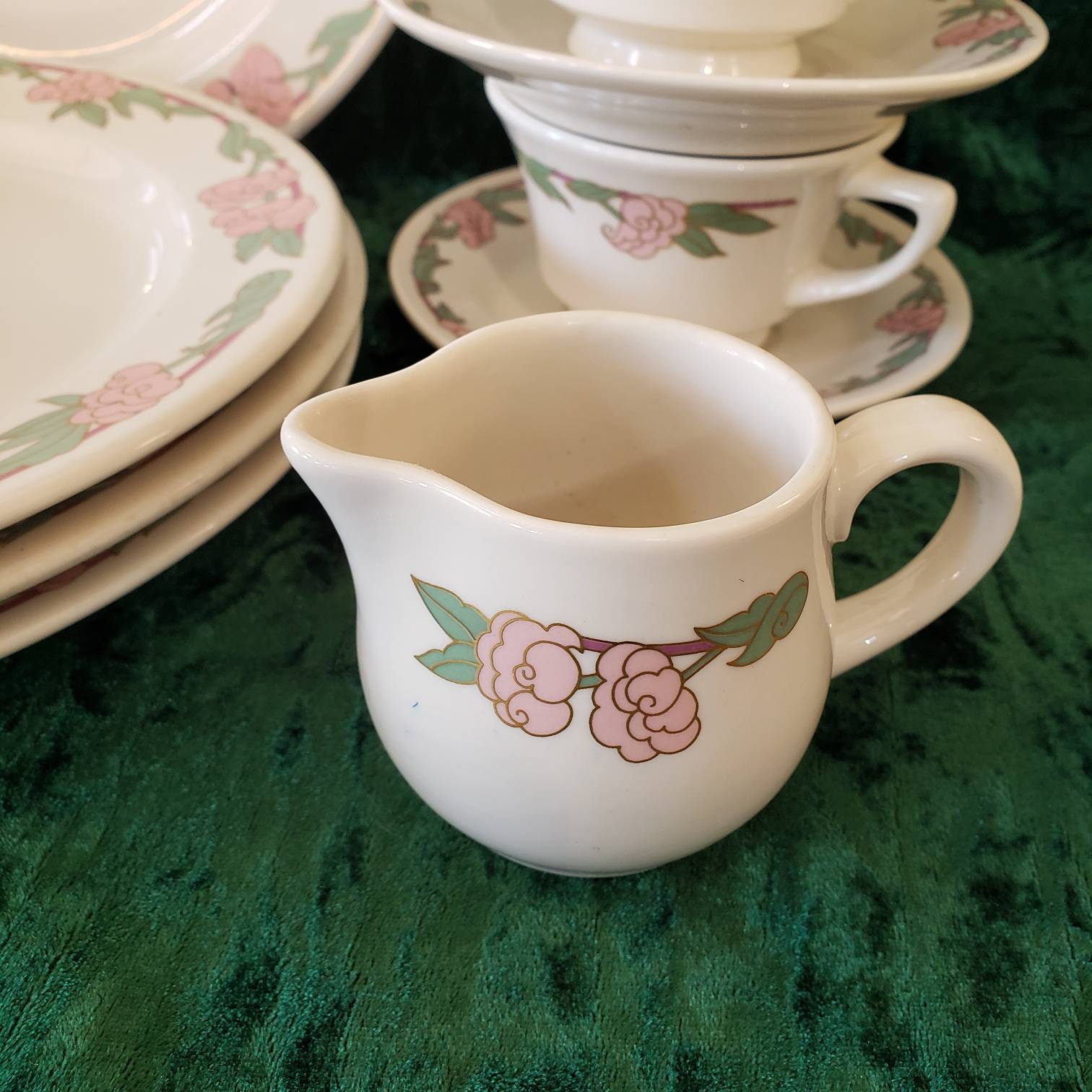 17 Pc Set Vintage Syracuse China Restaurant Ware LENORE 17 Pc Set Vintage Syracuse China Restaurant Ware LENORE