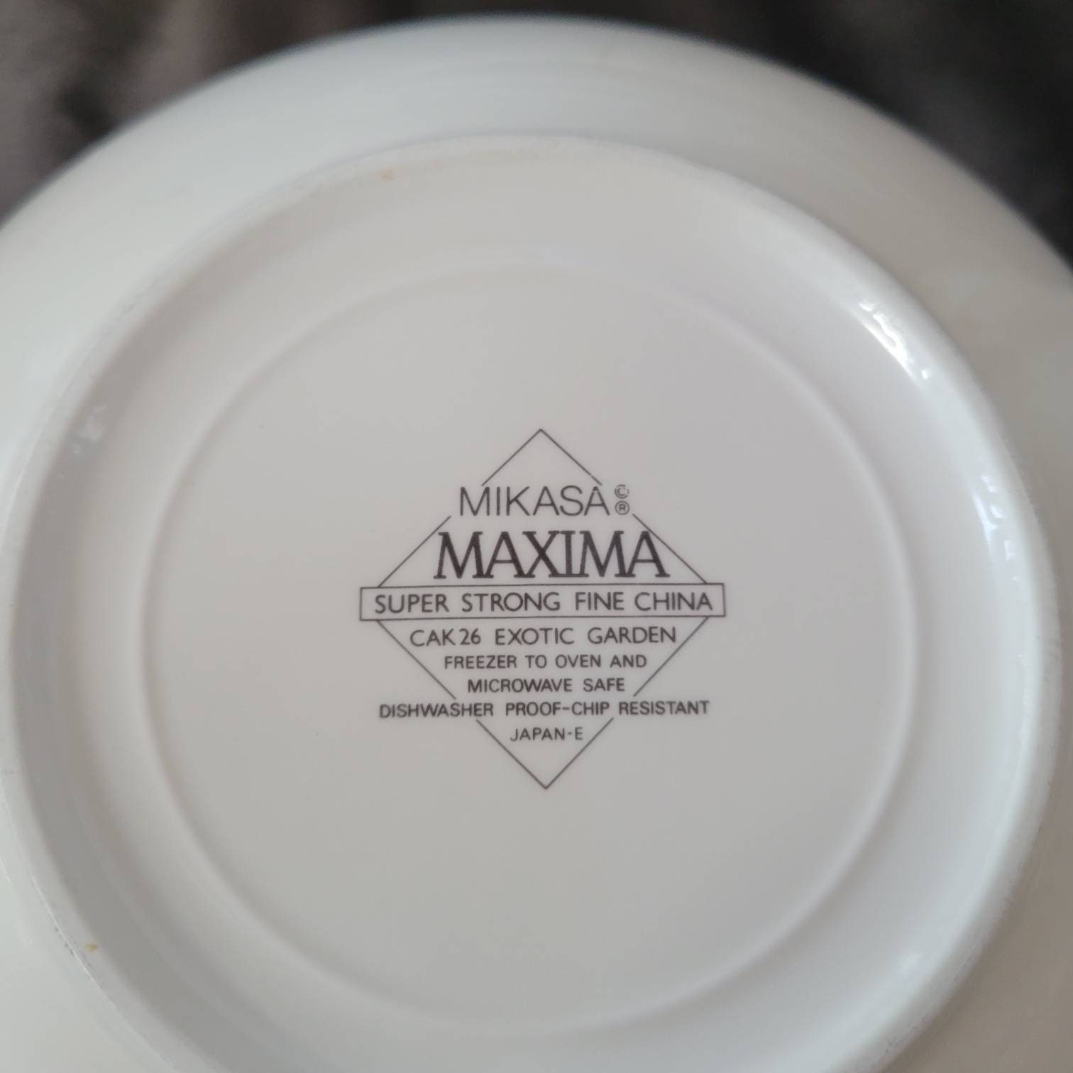 Vintage Mikasa Maxima Line EXOTIC GARDEN Dinnerware Pieces-sold