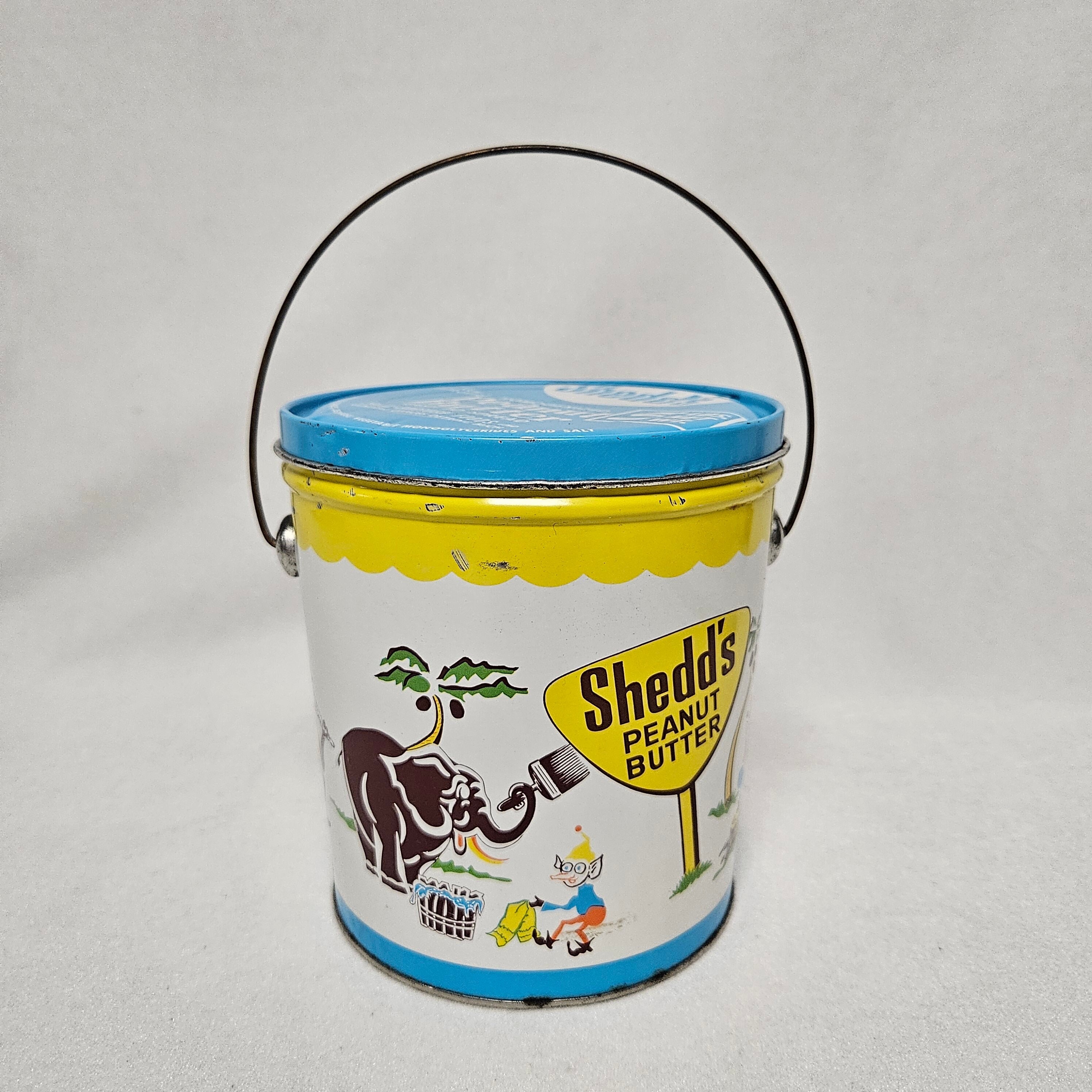 Vintage Shedd's Peanut Butter 5# Bucket-circus Animals - Etsy