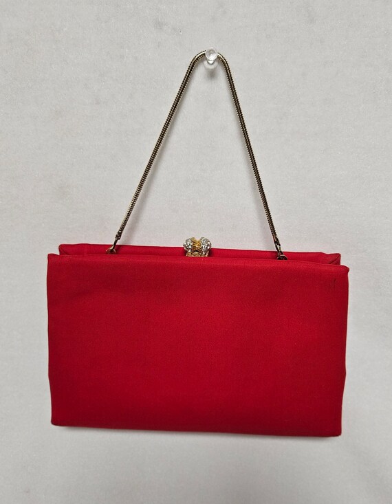 Bright red deals handbag