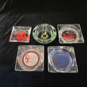 1960-70s Bob's Big Boy Family Restaurant glass ashtray Old