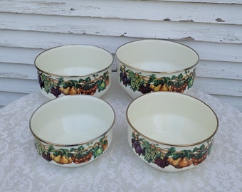 Tabletops Unlimited Kensington Gardens Vitroceramic Bowl Set-Thailand-Set of 4 Bowls