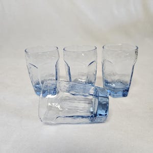 Libbey Chivalry Light Blue Juice Glasses-Set of 4