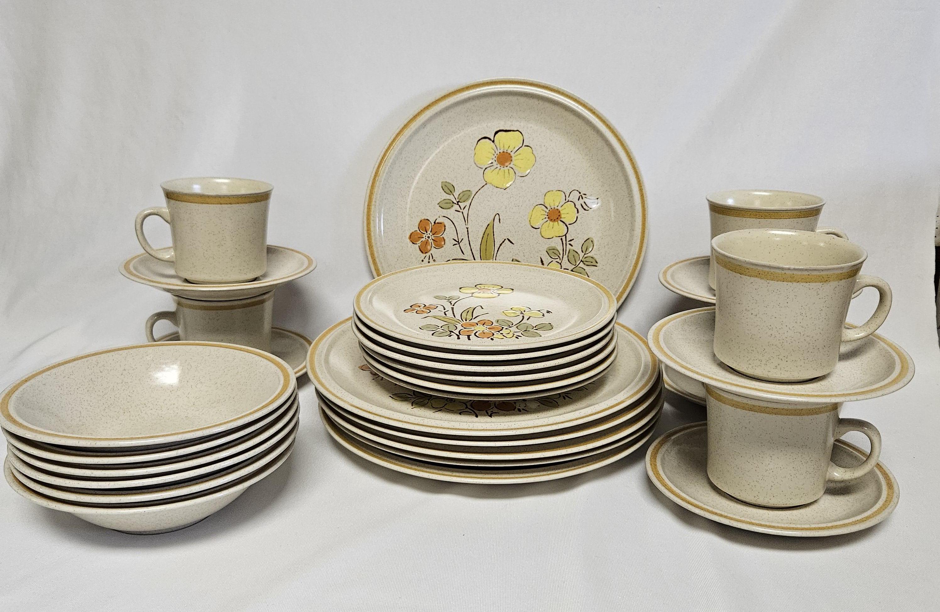 Hearthside Stoneware Hearthside Garden Festival Plates Stoneware