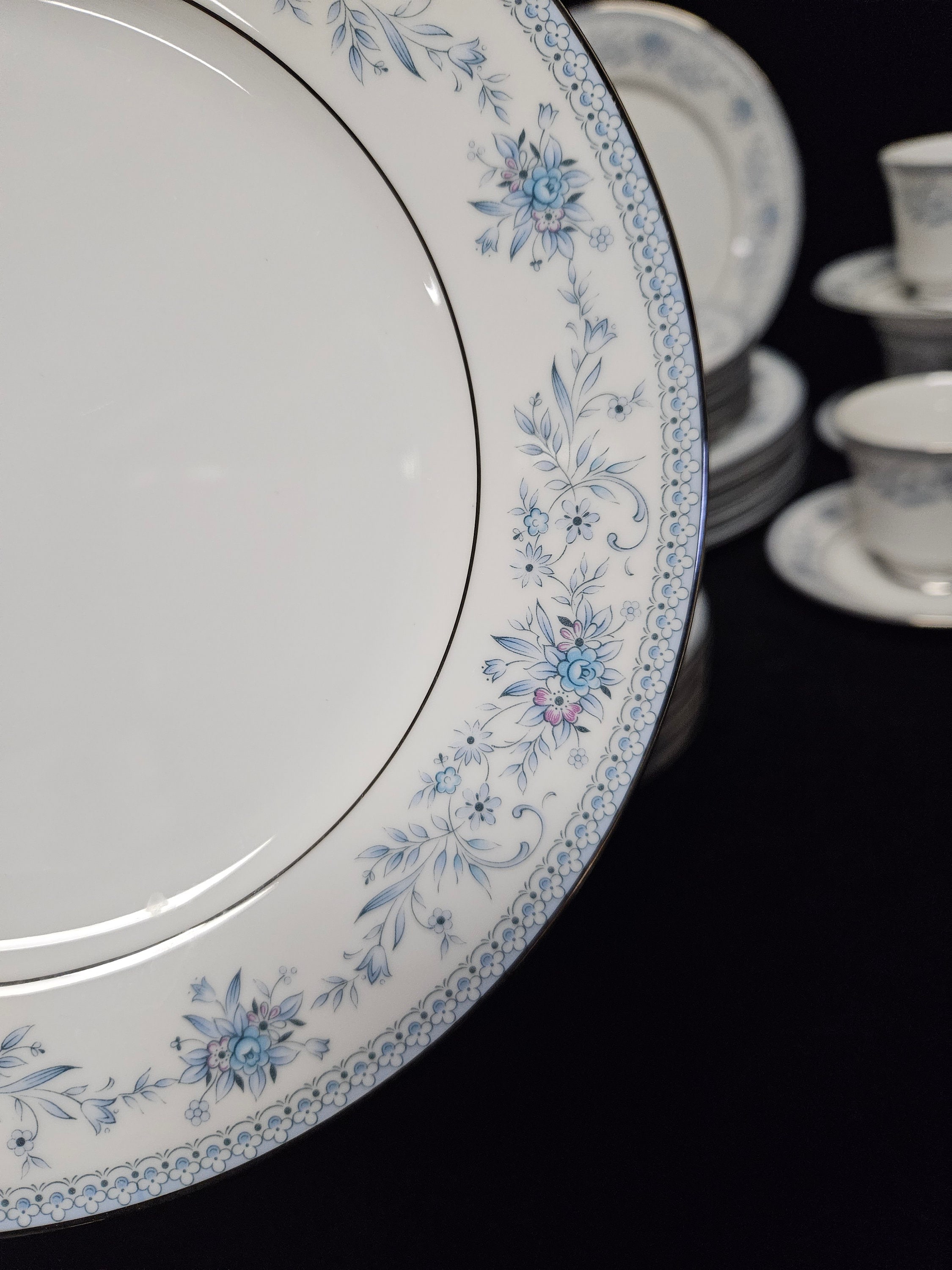 30 Piece Noritake Contemporary BLUE HILL 2482 China Set-place