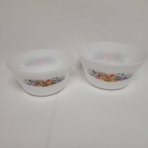 bols à mélanger à motif de fruits fédéraux vintage - deux tailles