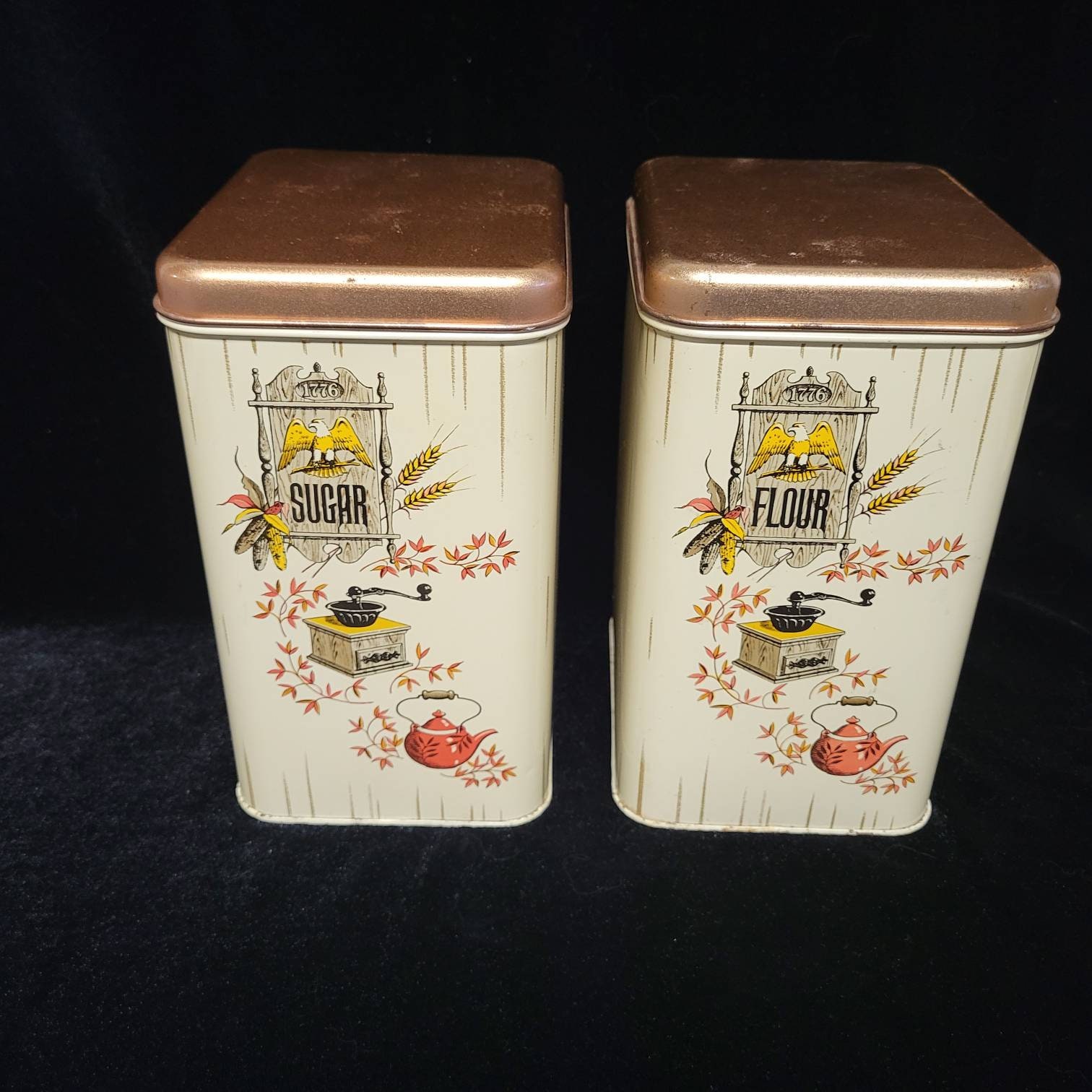 Vintage flour bin - Etsy 日本