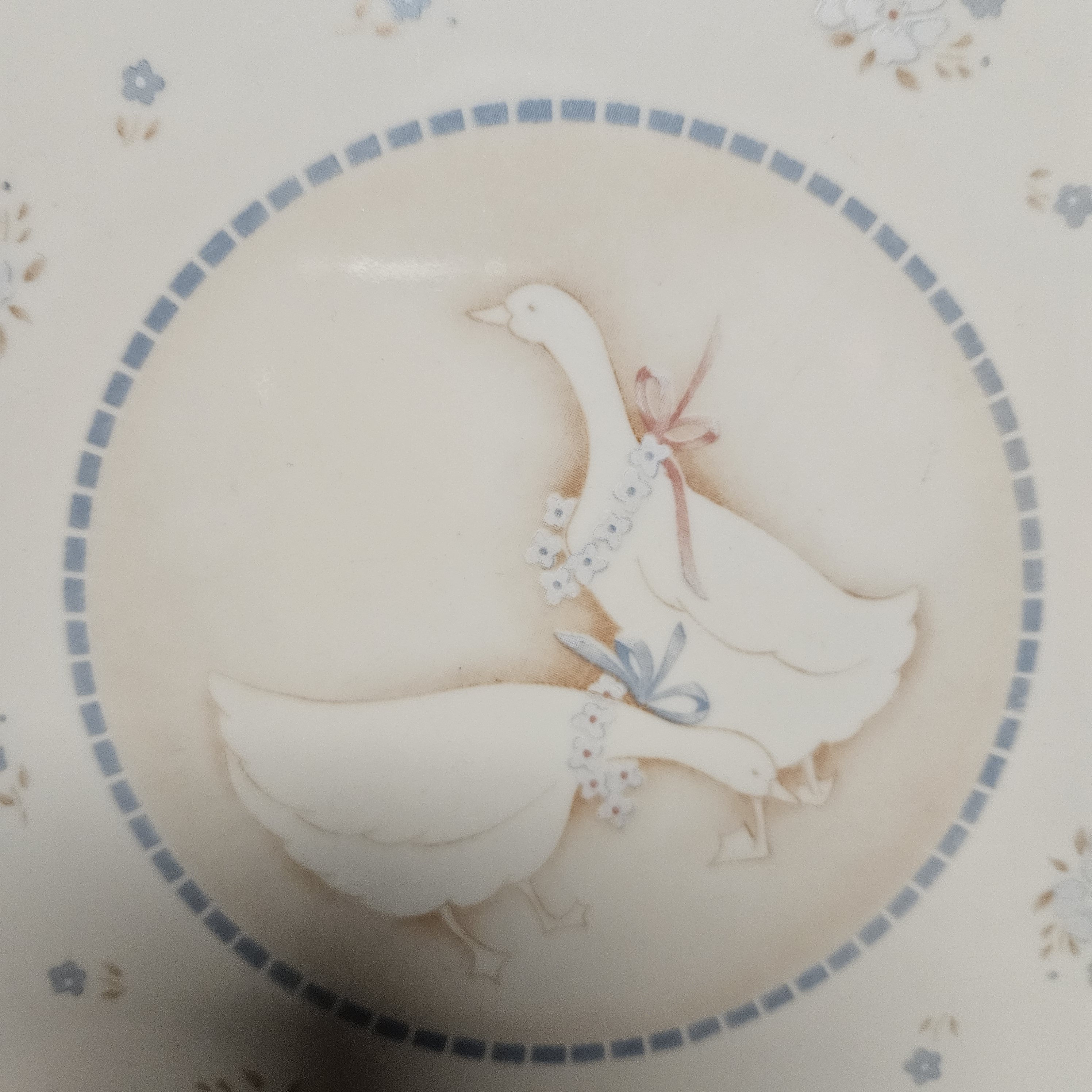 Vintage Corelle Country Promenade Dinner Plates-set of 4-goose, Geese ...