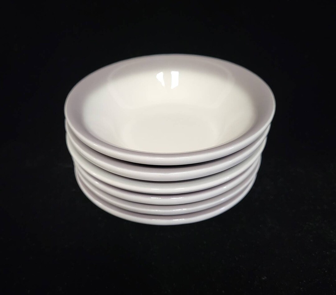 Vintage Buffalo China Airbrushed Grey Sauce Fruit Dessert Etsy