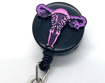 SALE: POWER HOUSE Anatomical Uterus enamel badge reel