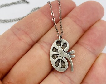 Anatomical Kidney necklace - Itty-Bitty Body Parts