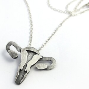 Anatomical Uterus Necklace image 2